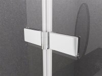 Glaswerk Westfalen - Cornelia 100x80x195 cm Corner Shower Enclosure Includes Tray/siphon