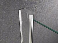 Glaswerk Westfalen - Cornelia 100x80x195 cm Corner Shower Enclosure Includes Tray/siphon