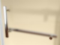 Glaswerk Westfalen- Clara 100x90x195cm Eck Duschkabine Satiniert+DT