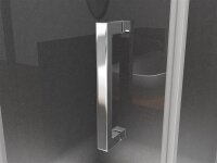 Glaswerk Westfalen- Lina 80x80x195cm Eck Duschkabine Schiebesystem+DT