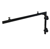 Glaswerk Westfalen - (L) Helder glazen afdak 130x90 cm incl. zwarte steun