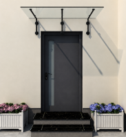 Glaswerk Westfalen - (3L) 200x90 cm klar Glasvordach...