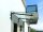 Glaswerk Westfalen - (3L) Pensilina in vetro trasparente 230x90 cm con supporto nero
