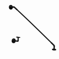 Glaswerk Westfalen - (3STR) 200x90 cm klar Glasvordach inkl. Halter SW