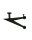 Glaswerk Westfalen - (V) Pensilina in vetro trasparente 160x90 cm con supporto nero