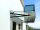 Glaswerk Westfalen - (V) 180x90 cm clear glass canopy incl. black support