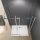 Glaswerk Westfalen - (S) Auvent en verre gris 200x90 cm incl. support noir