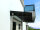 Glaswerk Westfalen - (S) 120x90 cm Grauglas Glasvordach inkl. Halter SW