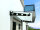 Glaswerk Westfalen - (S) 120x90 cm Milchglas Glasvordach inkl. Halter SW
