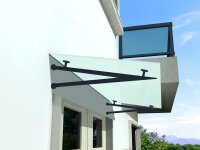 Glaswerk Westfalen - (V) 150x90 cm Milchglas Glasvordach...