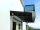 Glaswerk Westfalen - (S) 180x90 cm gray glass canopy incl. black support