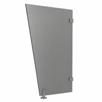 Glaswerk Westfalen - Seitenteil,  Grauglas für Glasvordach 200x80x60 cm