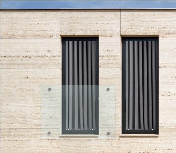 Glaswerk Westfalen - Balcon français 130x90cm
