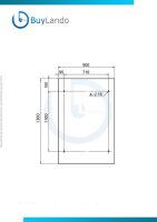 Glaswerk Westfalen - 130x90 cm Französischer Balkon
