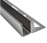 Glaswerk Westfalen - 2440x12,5x9mm Edelstah U Profil