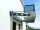 Glaswerk Westfalen - (S) 180x90 cm helder glazen luifel incl. steun in RAL 7016