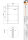 Glaswerk Westfalen - (3S) 200x90 cm klar Glasvordach inkl. Halter RAL7016