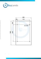Glaswerk Westfalen- (STR)180x90cm klar Vordach+Halter RAL7016
