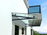 Glaswerk Westfalen - (V) Helder glazen luifel 160x90 cm...