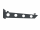 Glaswerk Westfalen - (S) 120x90 cm Milchglas Glasvordach inkl. Halter RAL7016