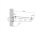 Glaswerk Westfalen - (3S) 200x90 cm Tetto in vetro temperato incl. Supporto RAL 7016