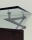 Glaswerk Westfalen - (3V) 230x90 cm gematteerde glazen luifel incl. steun RAL 7016