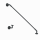 Glaswerk Westfalen - (3STR) 200x90 cm Grauglas Glasvordach inkl. Halter RAL7016