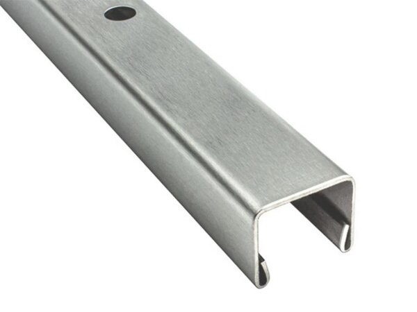 Glaswerk Westfalen- 2440x15x11 mm U-Edelstahlprofil V2A (304)