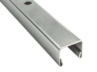 Glaswerk Westfalen- 2440x15x11 mm U-Edelstahlprofil V2A...