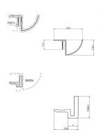 Glaswerk Westfalen-Vordachregenrinne 200cm SW  10,8-17,5mm