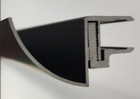 Glaswerk Westfalen-Vordachregenrinne 250cm SW  10,8-17,5mm