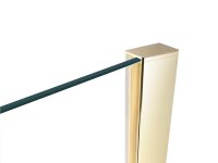 Glaswerk Westfalen - LiLy 160x200 cm  Duschwand  Satiniert Gold