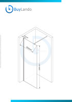 Glaswerk Westfalen - LiLy 100x200 cm inloopdouchewand,...
