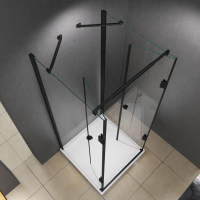 Glaswerk Westfalen - Emma 90x100x90x180 cm U-Duschkabine SW