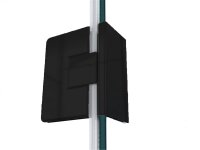 Glaswerk Westfalen- Emma 90x100x90x180cm U-Duschkabine SW