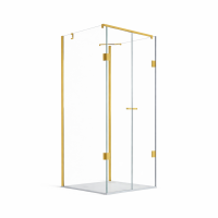 Glaswerk Westfalen- Emma 80x90x80cm U-Duschkabine Gold
