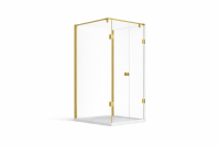Glaswerk Westfalen- Emma 90x90x90cm U Duschkabine Gold