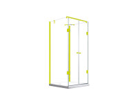 Glaswerk Westfalen - Emma 90x100x90x180 cm U-Form...