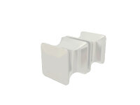 Glaswerk Westfalen - Cabine de douche en U Emma 100x90x100 cm (H : 180 cm), robinetterie blanche