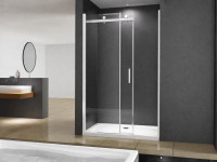 Glaswerk Westfalen - Viktoria 120x195 cm niche shower with sliding door - white