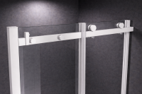 Glaswerk Westfalen - Viktoria 120x195 cm niche shower with sliding door - white