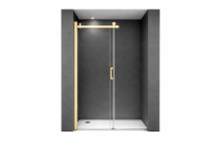 Glaswerk Westfalen - Viktoria 120x195cm Duschtür / Schiebetür Gold
