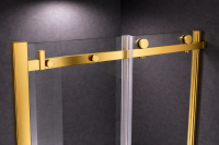 Glaswerk Westfalen - Viktoria 130x195cm Duschtür / Schiebetür Gold