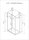 Glaswerk Westfalen - Cabine de douche en U Nora 90x100x90 cm, verre transparent, receveur et siphon incl.