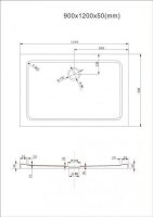 Glaswerk Westfalen- 120x90cm Flache Acryl DT+S