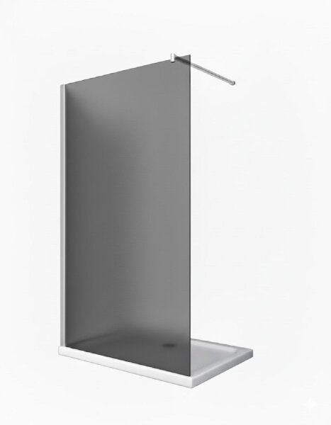 Glaswerk Westfalen - LiLy 140x200 cm  Duschabtrennung Grauglas