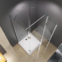 Glaswerk Westfalen- Emma 90x80x90x180cm U Duschkabine