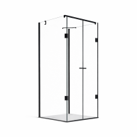Glaswerk Westfalen - Emma 90x80x90x180 cm U Duschkabine SW
