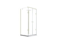Glaswerk Westfalen - Emma 100x80x100x195 cm U Duschkabine...