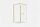Glaswerk Westfalen - Emma 80x80x80x195 cm U Duschkabine inkl. DT Gold